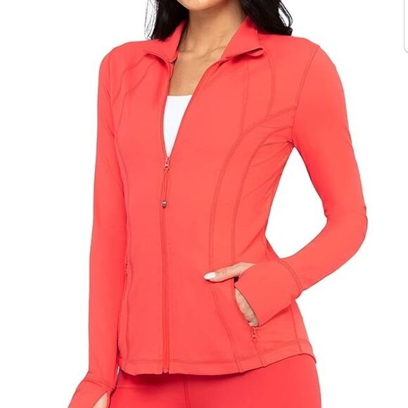 90 Degree By Reflex Women’s Lightweight, Full Zip Running Track Jacket xs - Picture 2 of 15